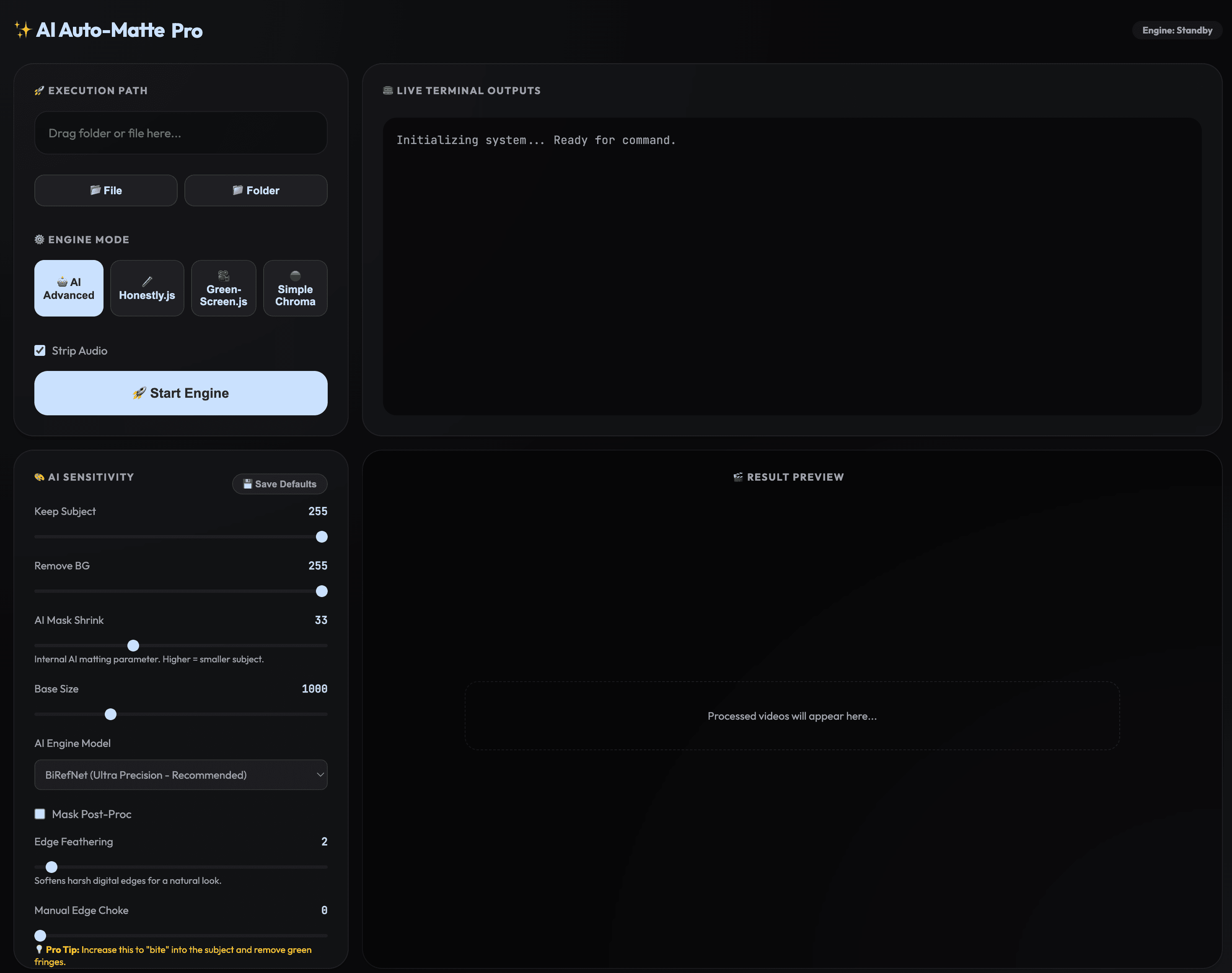 Mochi — AI Auto-Matte Pro